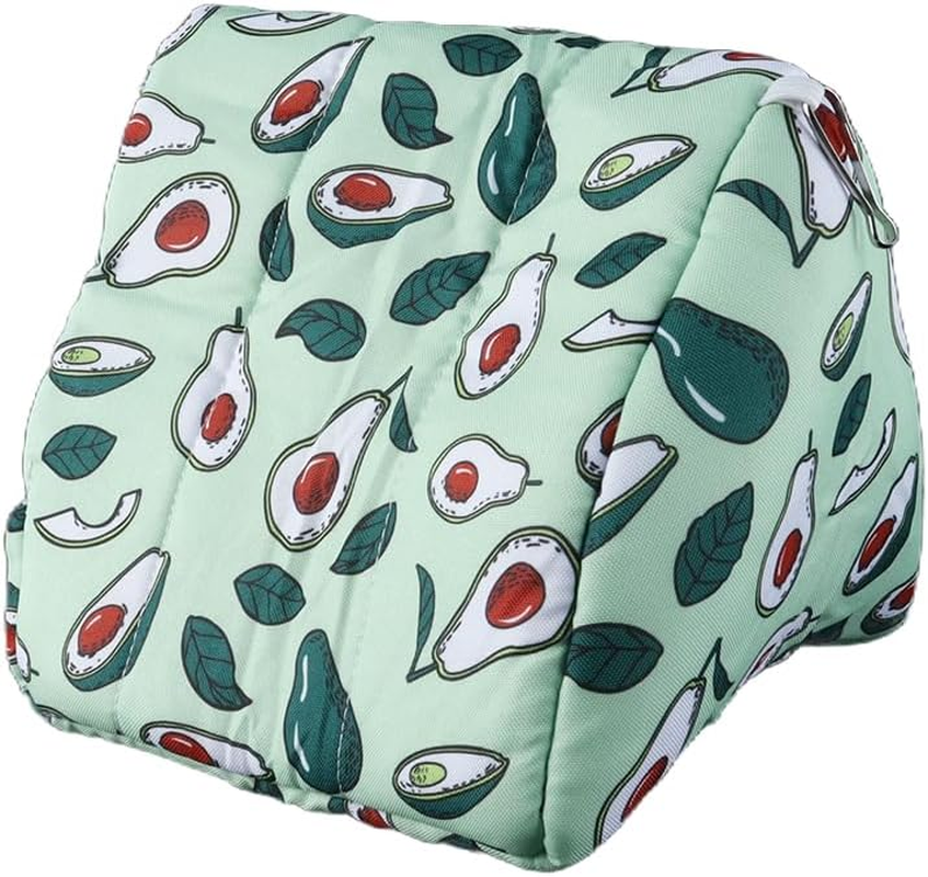 Orivin Guinea Pig Bed, 1 Pack (19 X 19Cm) Small Animal Winter House Warm Nest, Non Slip Avocado House with Removable Pad, Animals Warm Sleeping (Avocado) image number 4