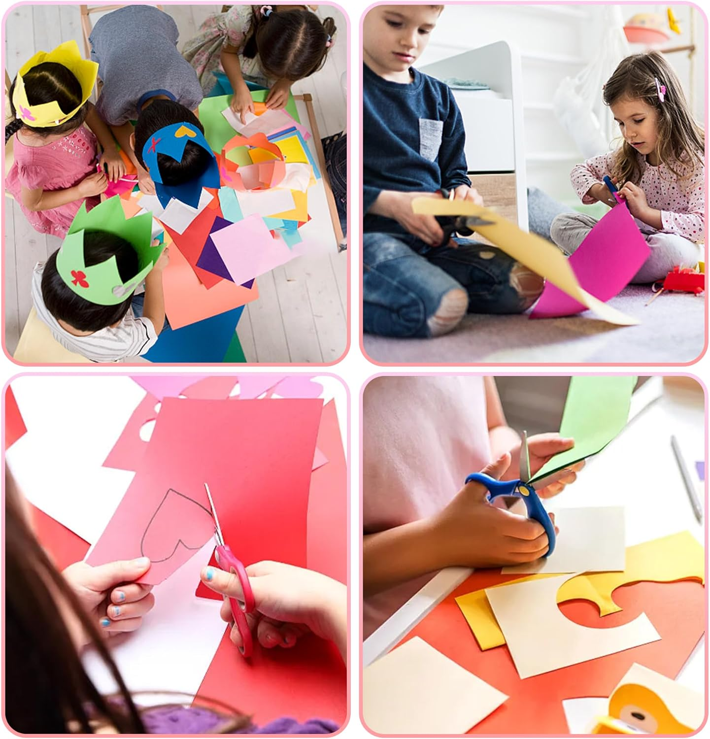 50 Pcs Poster Boards, Vints 11.7 * 16.5 Inches A3 Size 10 Assorted Colorful Poster Board Bright Blank Display Board for School Arts, Classroom Crafts, Exhibits and Notices image number 6