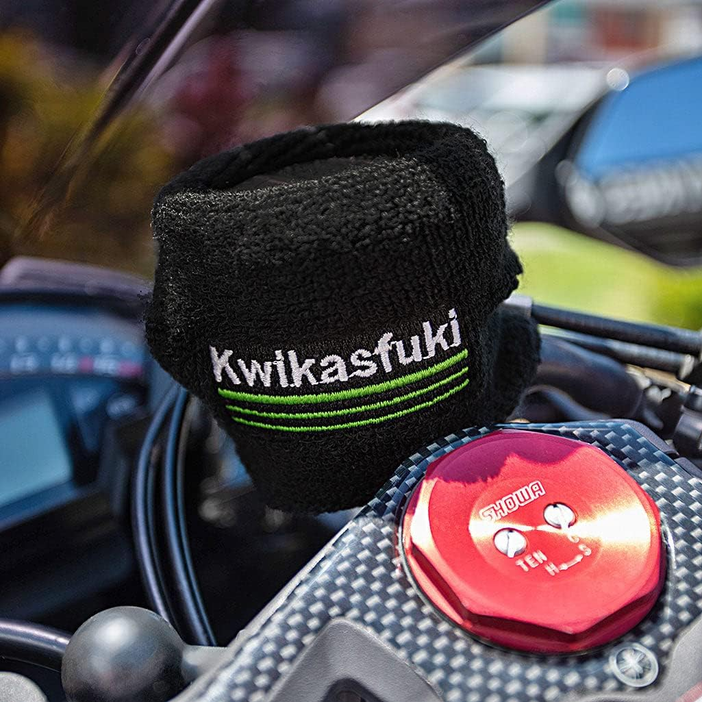 Brake Fluid Reservoir Cover Sock for Motorcycles, Sporbikes and Gifts by Moto Loot (Kwikasfuki) image number 2