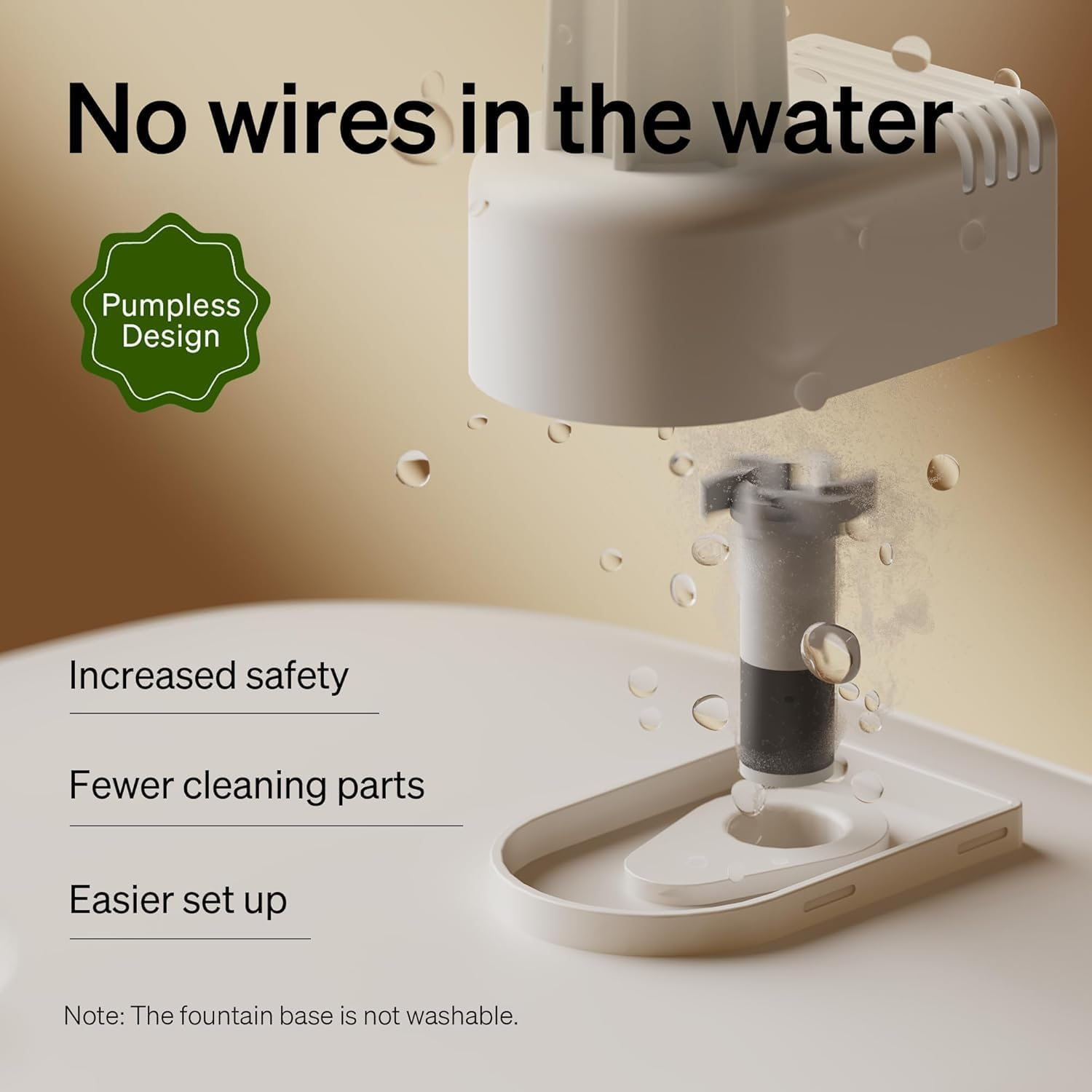 PETLIBRO Cats Water Fountain for Multi Cats, Cat Fountain with RFID Recognition Each Pet, 3L/101Oz Pump-Free Cat Water Fountain Stainless Steel Tray, 2.4G Wi-Fi APP Pet Water Fountain X2 Collar Tags image number 2