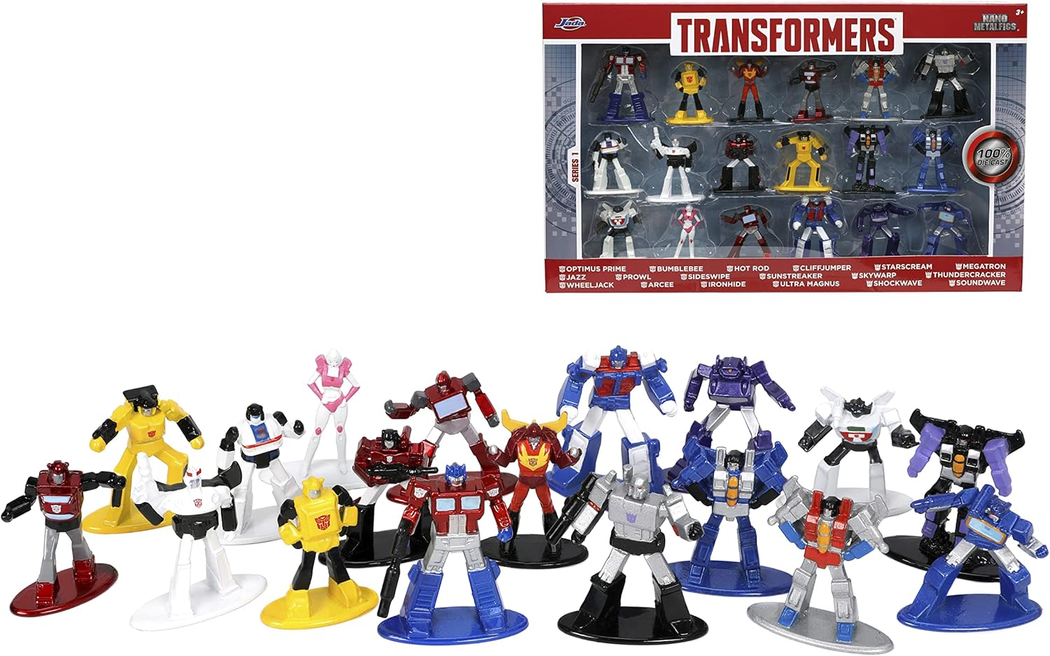 Jada Toys Transformers Wave 2 Nano Figures, 1.65 Inch Size image number 2