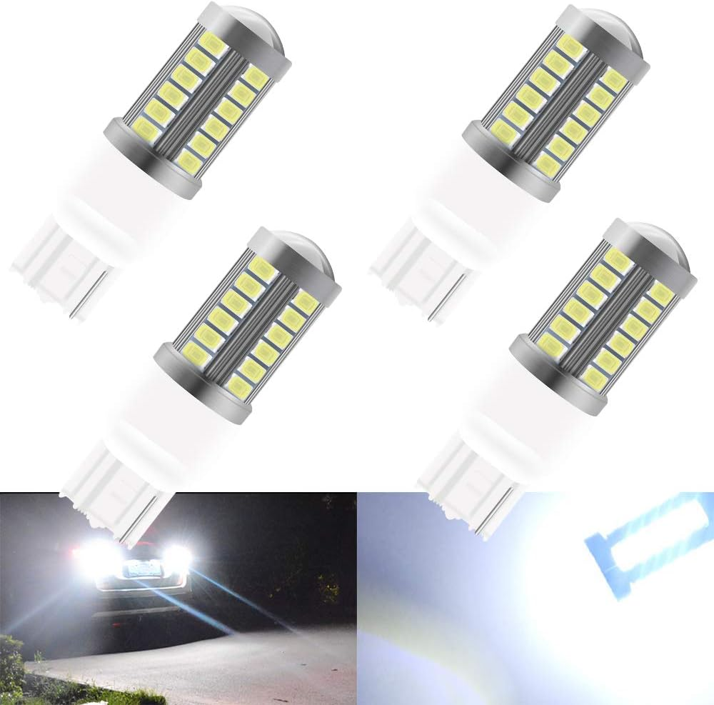 4Pcs White T20 7440 7440NA 7441 992 5630 33SMD LED Bulbs Canbus 900LM Super Bright Reversing Light Parking Light Brake Rear Fog Lamps Position Tail Light 12-30V 3.6W image number 6
