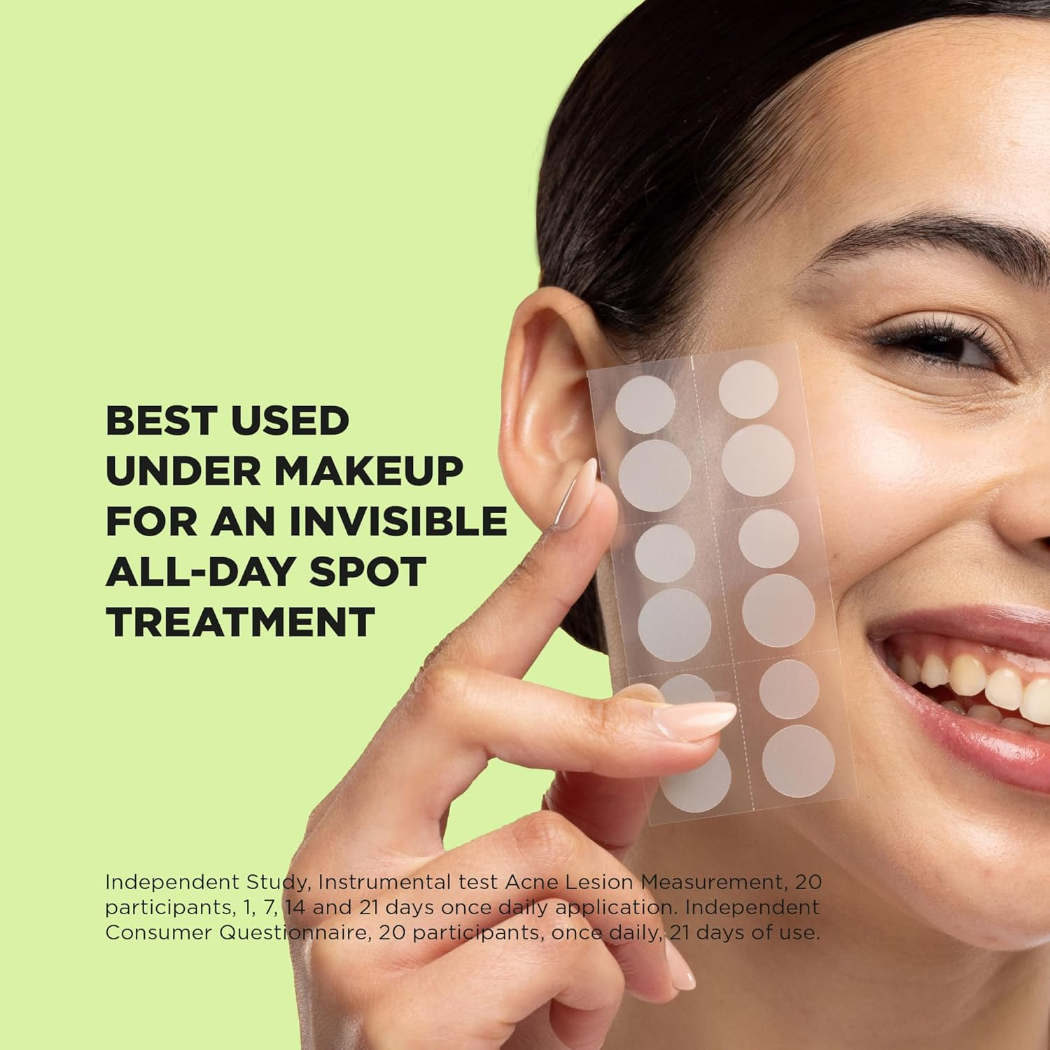 Skin Republic Spot Clear Patch + Salicylic Acid. Clinically Proven to Reduce Pimples Day and Night. Made in Korea. 3 Pack (144 Pimple Patches). image number 2