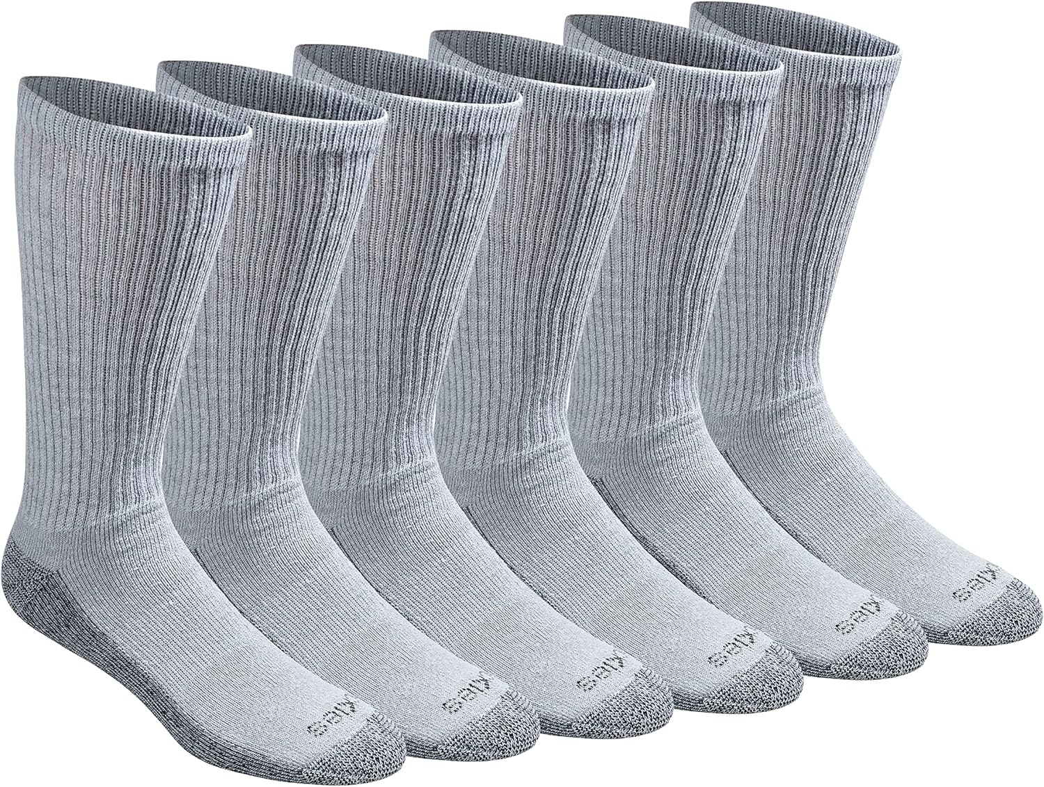 Dickies Men'S Multi-Pack Dri-Tech Moisture Control Boot-Length Socks