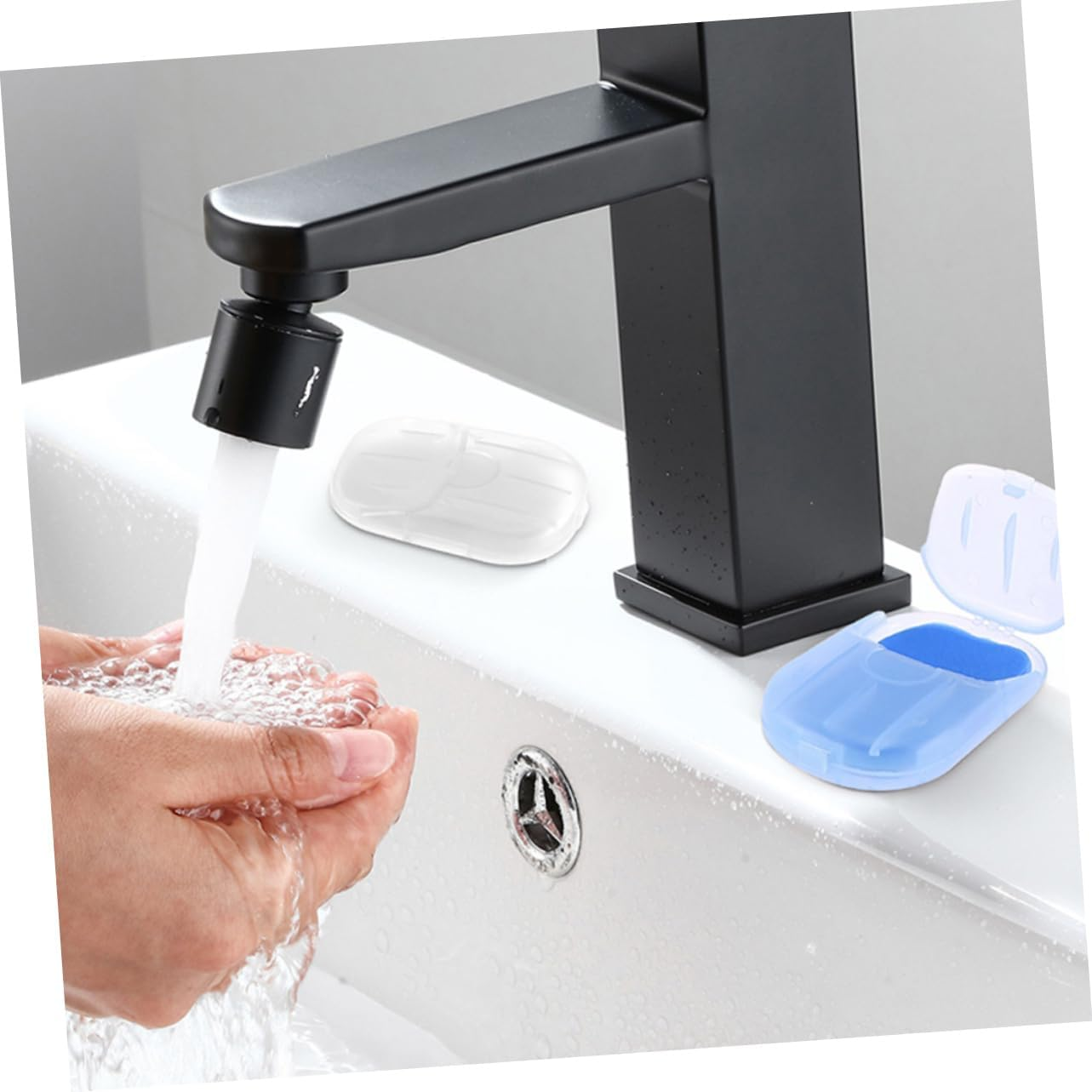 HOODANCOS Portable Travel Soap Sheets Hand Washing Soap Slices for Outdoor Activities Lightweight and Convenient Soap Paper for All Skin Types for Camping and Hiking image number 5