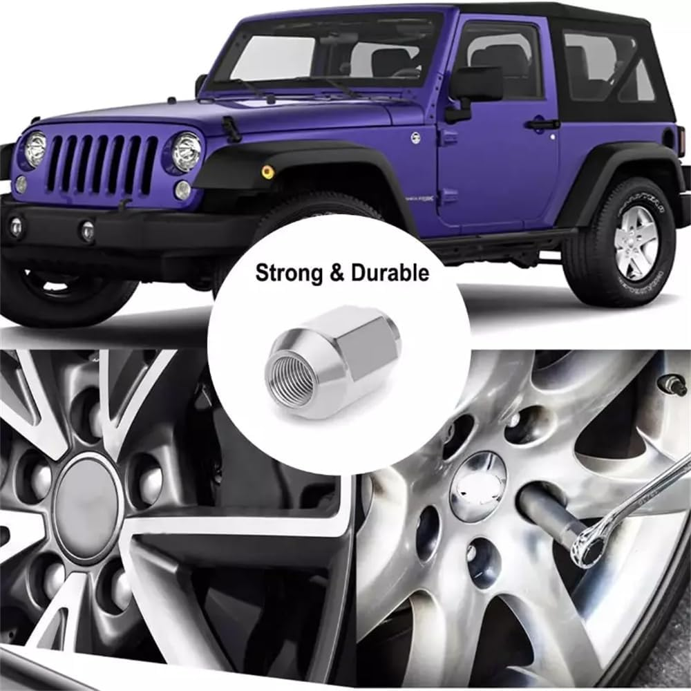 20X 1/2" Chrome Wheel Nuts 35Mm for Ford Falcon FG BF BA AU EL EF EA EB XC AUS image number 2