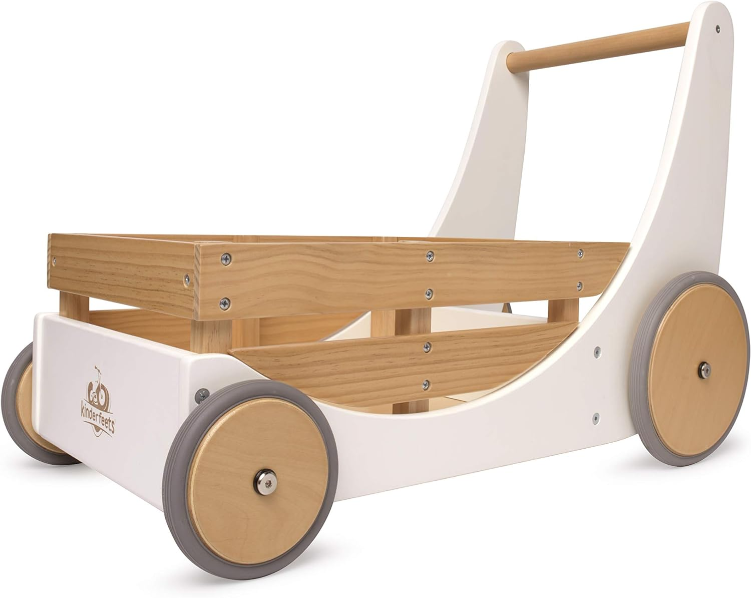 Kinderfeets Bamboo 2-In 1 Toy Box Walker image number 4