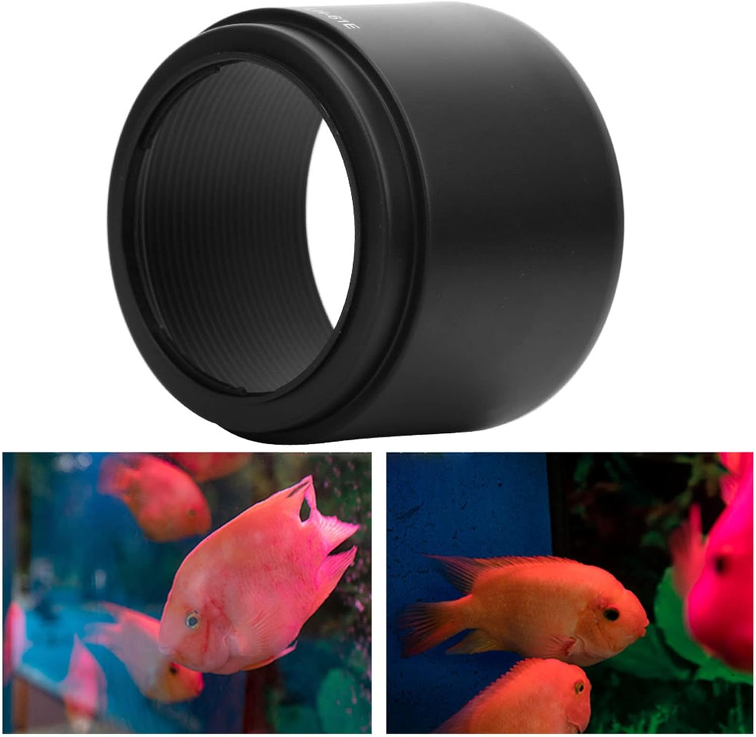 Lens Hood,Lh-61E Black Plastic Lens Hood for 70-300Mm F / 4.8-6.7 Cameras,Effectively Avoid Unwanted Light and Glare image number 5