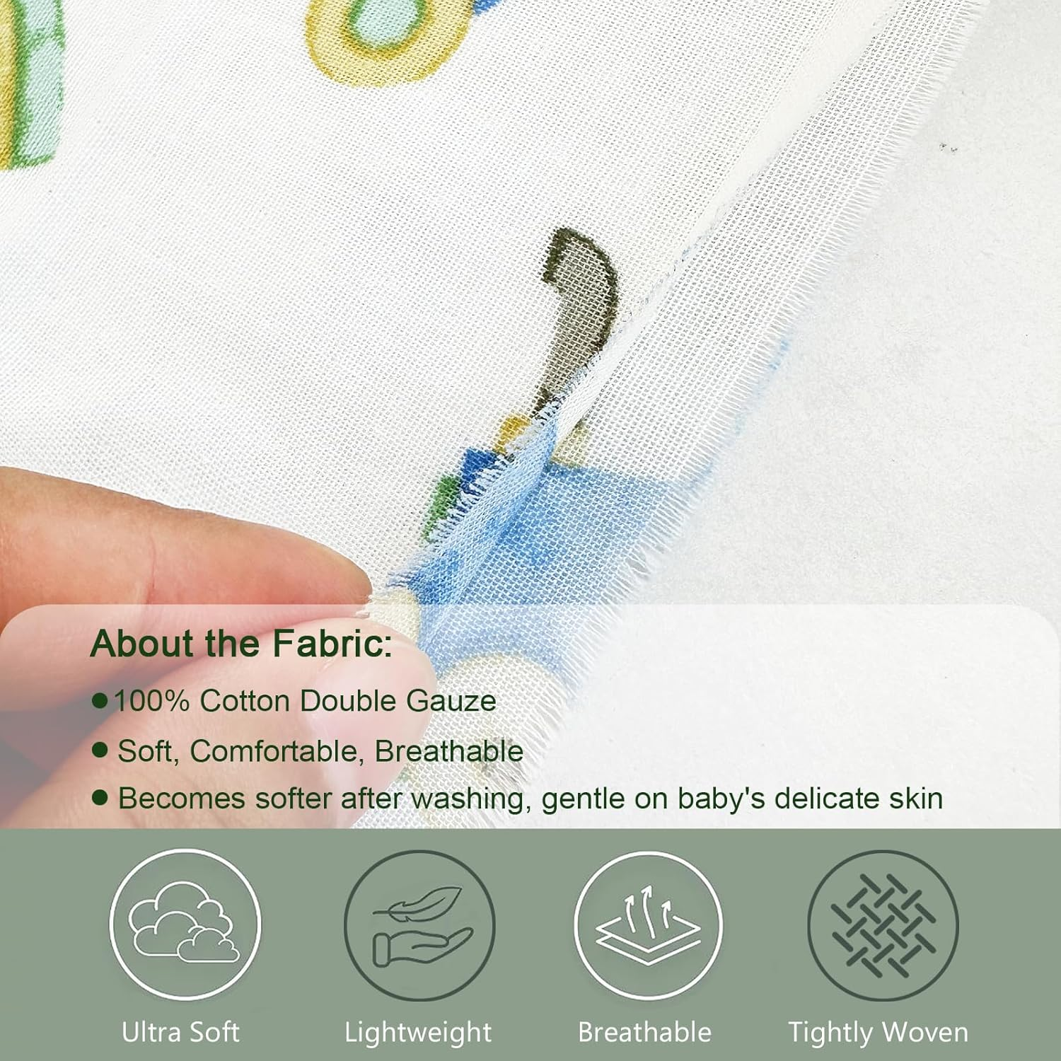 Owlowla Changing Pad Cover,Ultra Soft Cotton Changing Table Covers,Breathable&Durable Nursery Diaper Changing Pad Sheets for Baby Boys Girls(Baby Boy&Dino) image number 2