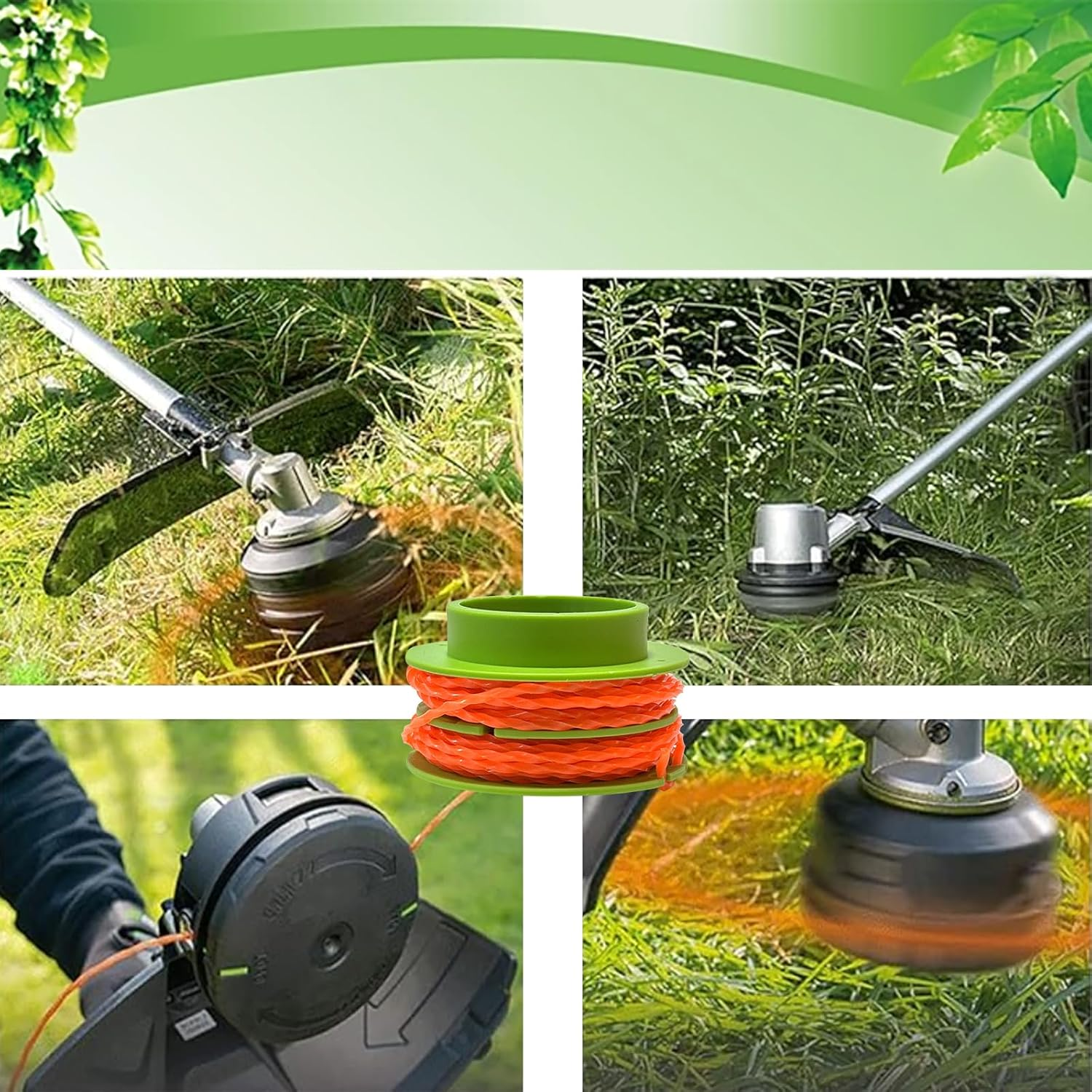 AS1300 Replacement Trimmer Spool Line Fits for EGO 15-Inch ST1500SF ST1623T ST1502LB ST1502SA ST1521S ST1511T ST1523S ST1500-S ST1520S String Trimmer, 3 Pack AS1300 Trimmer Spool Line 0.095'' 15FT image number 3