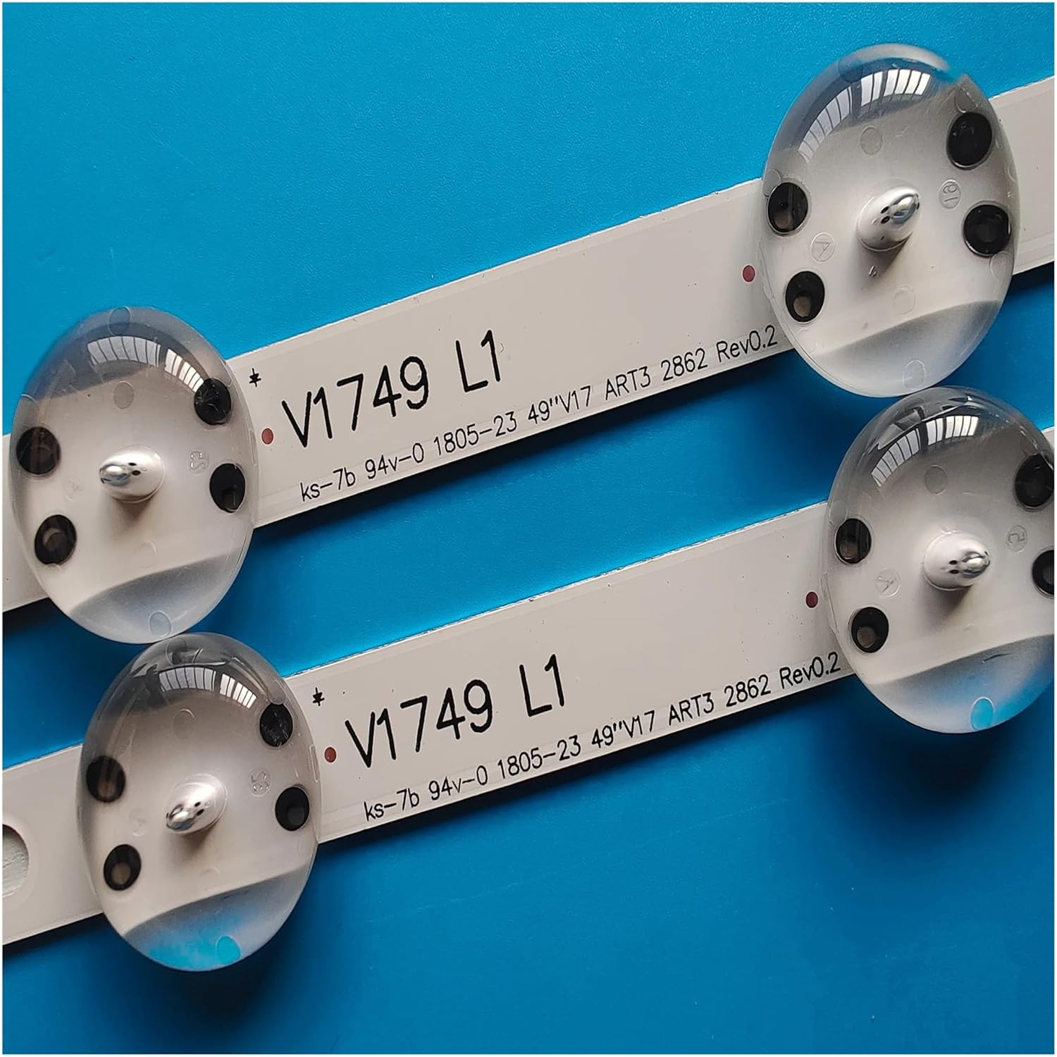 LED Strip for L-G 49" V17 ART3 TV 49UJ675V 49UJ676V 49UJ634V 49UJ670V 49UJ655V 49UJ6565 6916L-2862A 6916L-2863A 49UJ6565 image number 4