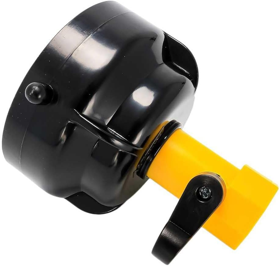 Camco RV Sewer Hose Rinse Cap | Features a Convenient Shut-Off Valve for Water Flow Control, Firmly Locks onto the RV Sewer Hose Bayonet Fitting, and Rinses RV Sewer Hose before Storage (39533) image number 4