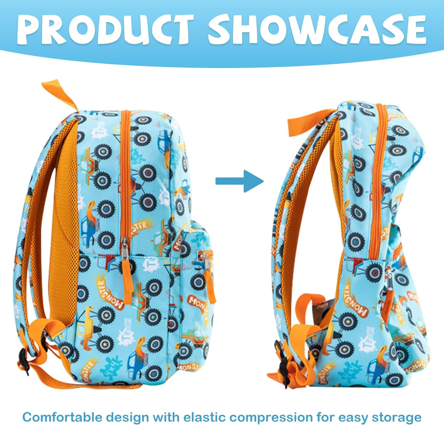 Cute Cartoon School Bag Set,School Backpack Teen Girls Women with Lunch Bag and Pencil Case Water Resistant Bookbag,Students 3-Piece Sets School Bag image number 6