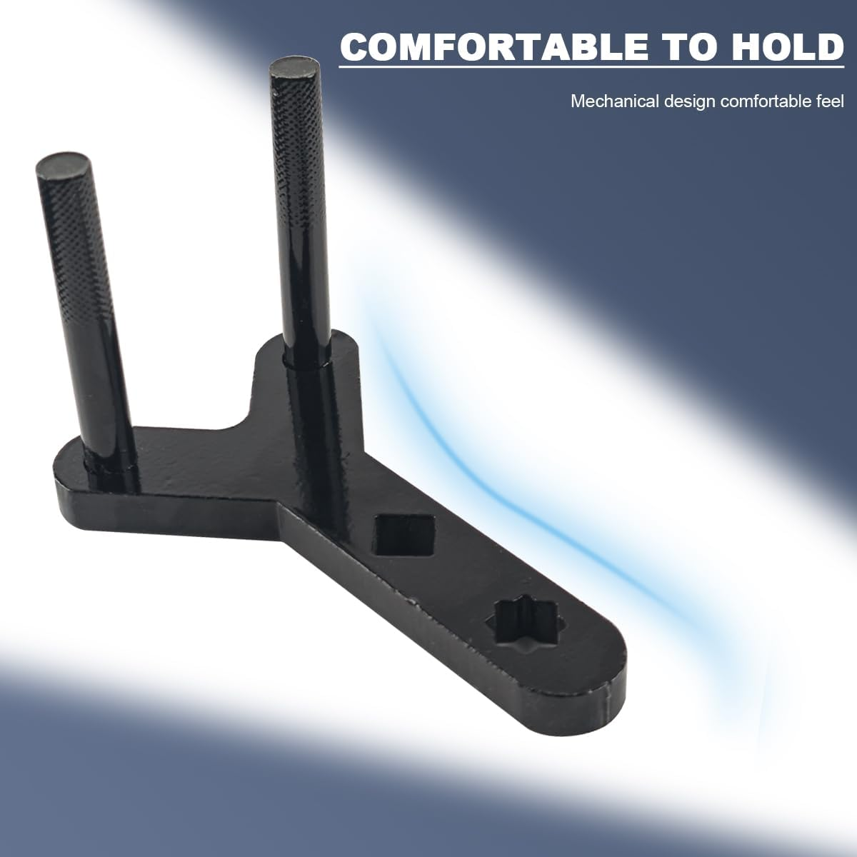 Mandark New Lower Control Arm Prying Car Tool, Specialty Automotive Suspension Bushing Ball Joint Pry Tool, Vehicle Removal Instrument Accessories, Universal for SUV Sedan Truck (Black Pattern) - Silver image number 6