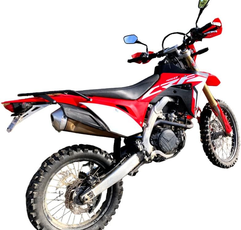 Precision Motorcycle Racks CRF450L/CRF450RL Rear Luggage Rack (2019-Present) Honda CRF 450L/CRF 450RL Dual Sport Motorcycle image number 1