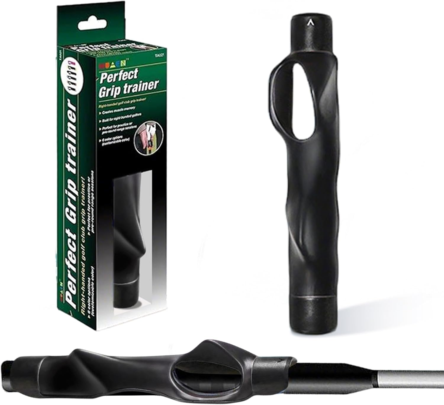 Golf Grip Trainer, Golf Training Grip, Golf Club Grips, Grip Trainer, Golf Grip, Attachment for Improved Hand Positioning on Golf Club