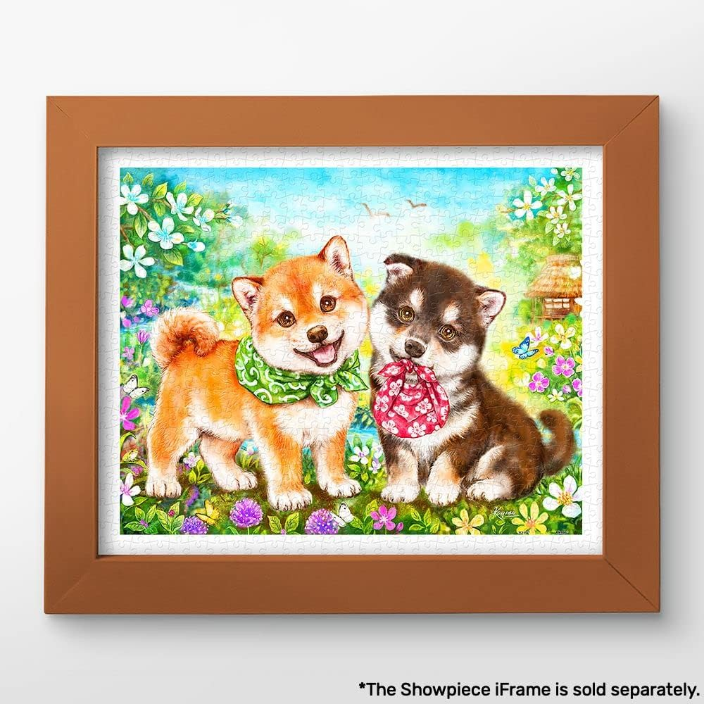Pintoo Jigsaw Puzzles 500 Piece for Adults - Kayomi - Shiba Puppies' First Errand Beautiful Plastic Puzzle for Home Decor Zero Dust Easy Storage [H2281] image number 1