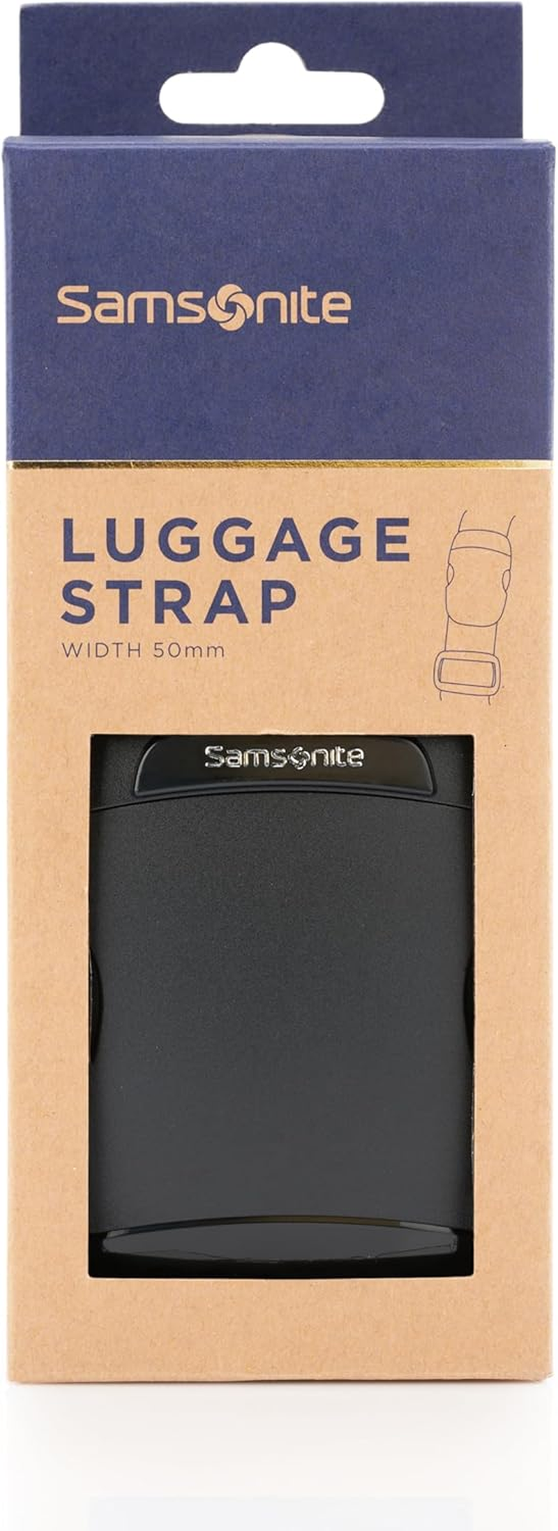Samsonite Luggage Strap Suitcase, Black, 1.9Cm image number 1