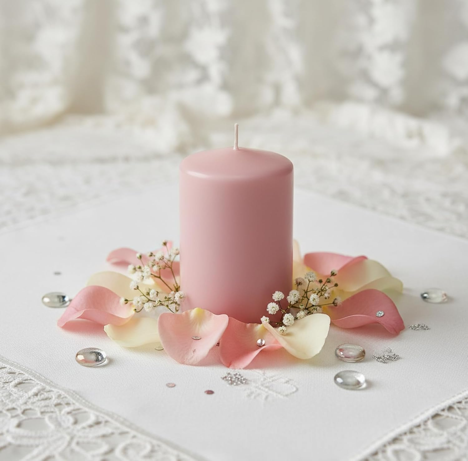 16 Wax Candles Diameter 4 Cm Height 5 Cm Colour Plum Burn Time 7 Hours Unscented Cereria Di Giorgio