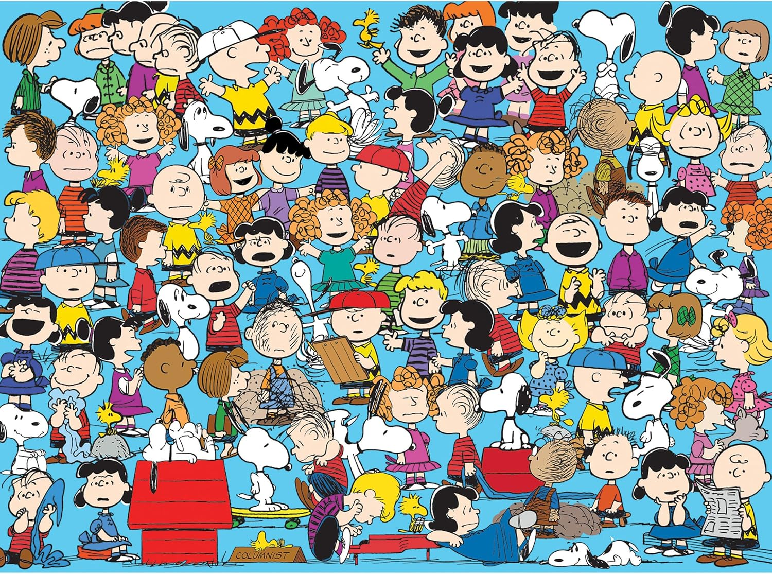 Cra-Z-Art - Roseart - Peanuts - Cast of Characters - 1000 Piece Jigsaw Puzzle image number 2
