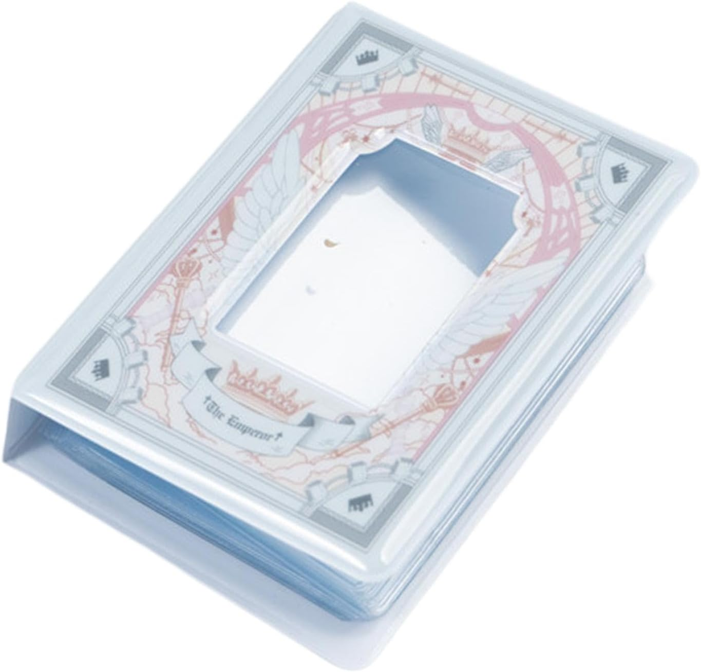 Colaxi 3 Inch Photocard Holder Book, Mini Photo Album, Mini Picture Album Collectbook Photocard Binder, Binder Photocard for Game Cards Train Ticket, Style B