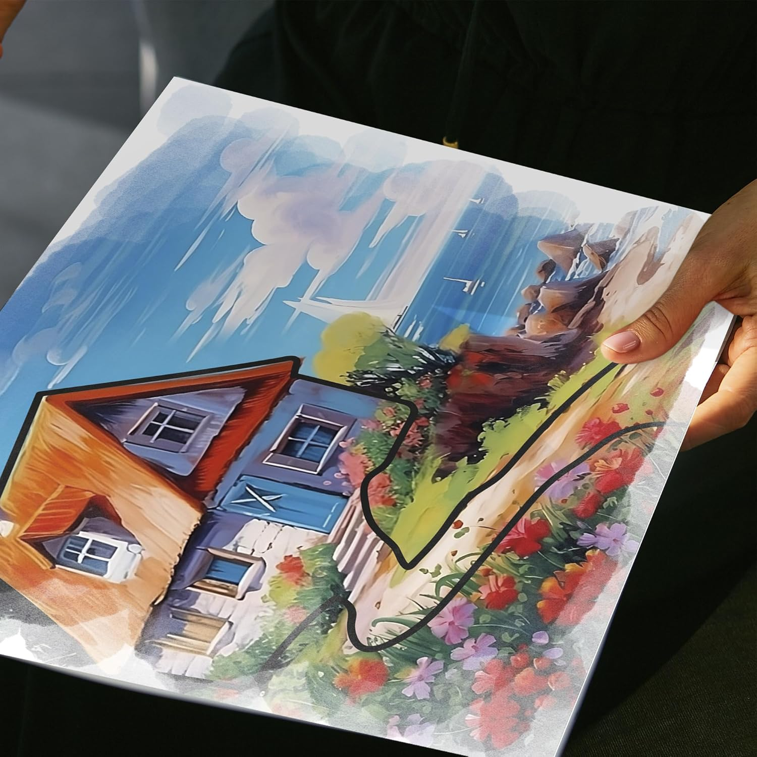 QUOKKA 10PACK Water Painting Dementia Activities for Seniors - Tropics Vacation Memories - Alzheimers Products for Elderly - Activities for People with Dementia - Crafts for Seniors - Songbird Serenity image number 2