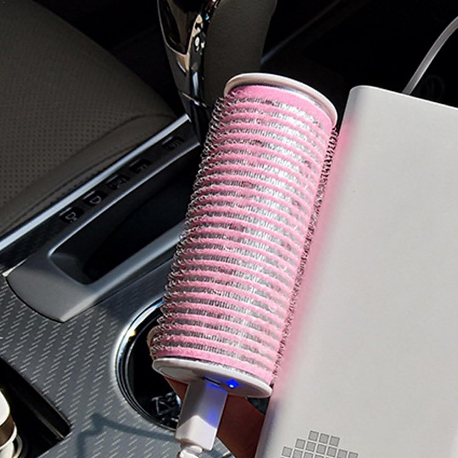 Hair Roller for Bangs,Usb Heated Hair Curler | Electric Rollers Hair Curlers, Self-Adhesive, Efficient for All Hair Types, Portable Heat Solution - Blue image number 7