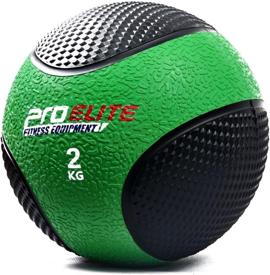 HCE Medicine Ball 1Kg to 10Kg Fitness Balls Weighted Gym Exercise Ball, Anti-Slip Rubber Med Ball MB Crossfit, Yoga, Pilates Therapy Ball image number 2