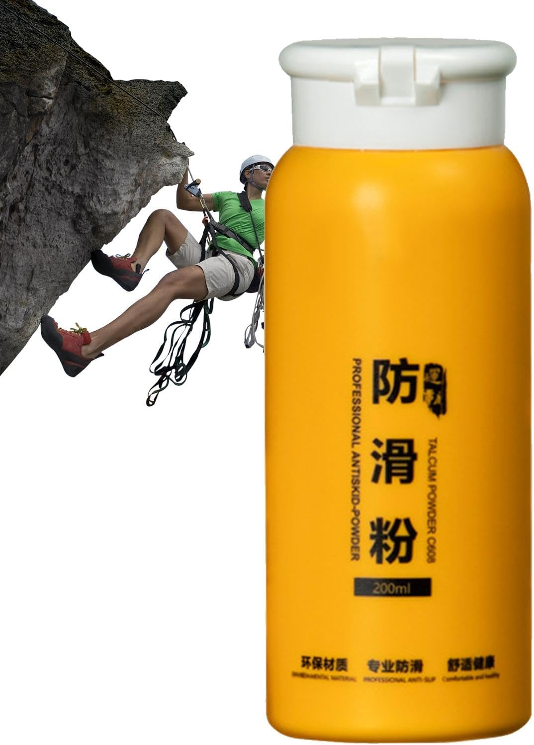 Gym Chalk, 200Ml Grip Chalk Powder, Sweat-Resistant Loose Gym Chalk, Magnesium Carbonate Chalk for Stronger Grip image number 5