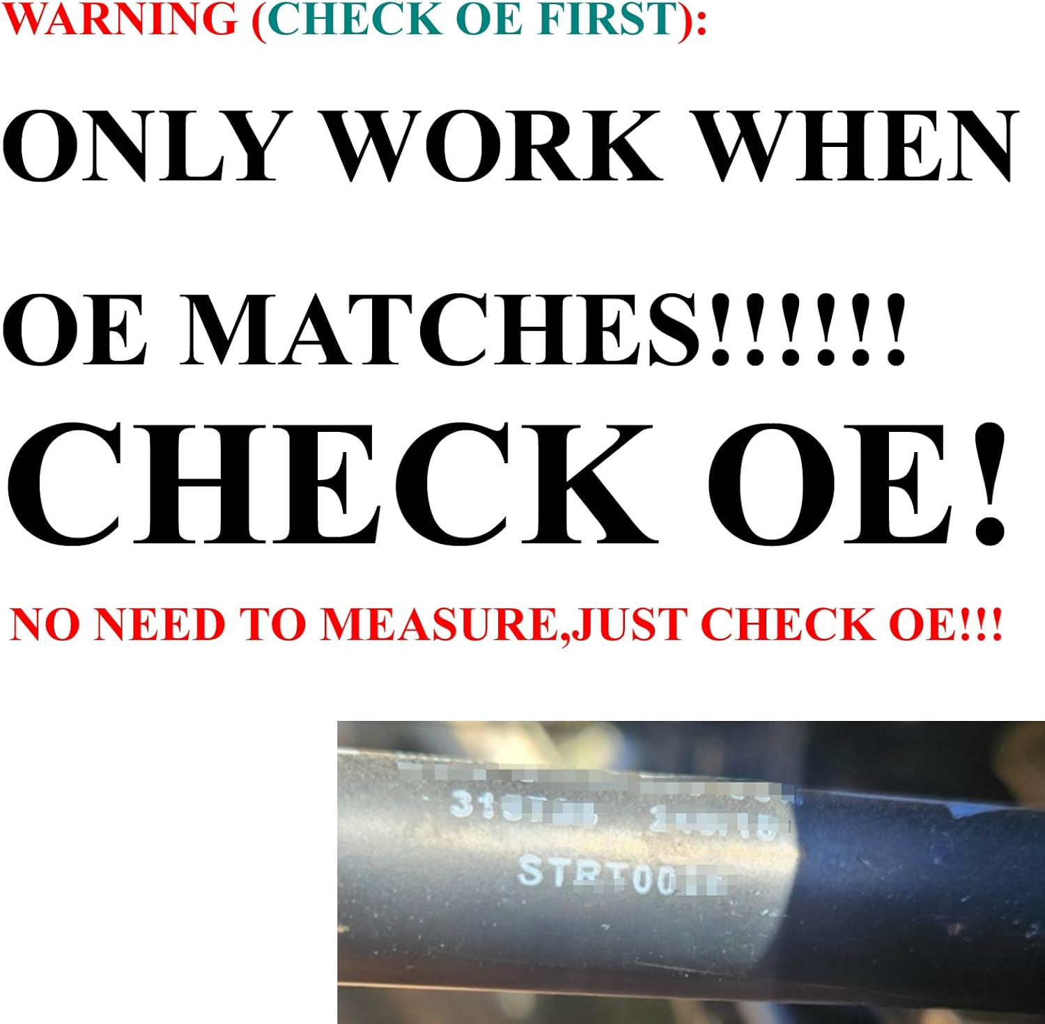 2 Gas Struts-Only Work When OE Matches 699562 838459 668PK001 220N-For ARB Ascent Canopy Rear Window of Pickup UTE Inc HILUX Colorado Triton and so On image number 2