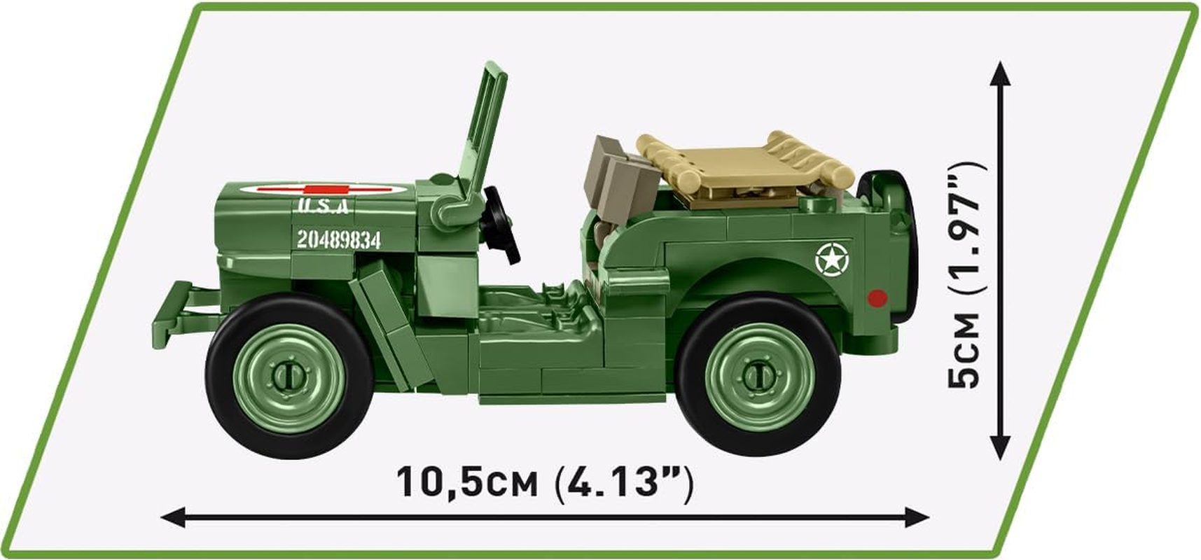 WW2 - Dodge WC-56 Command Car (208 Pcs) image number 3