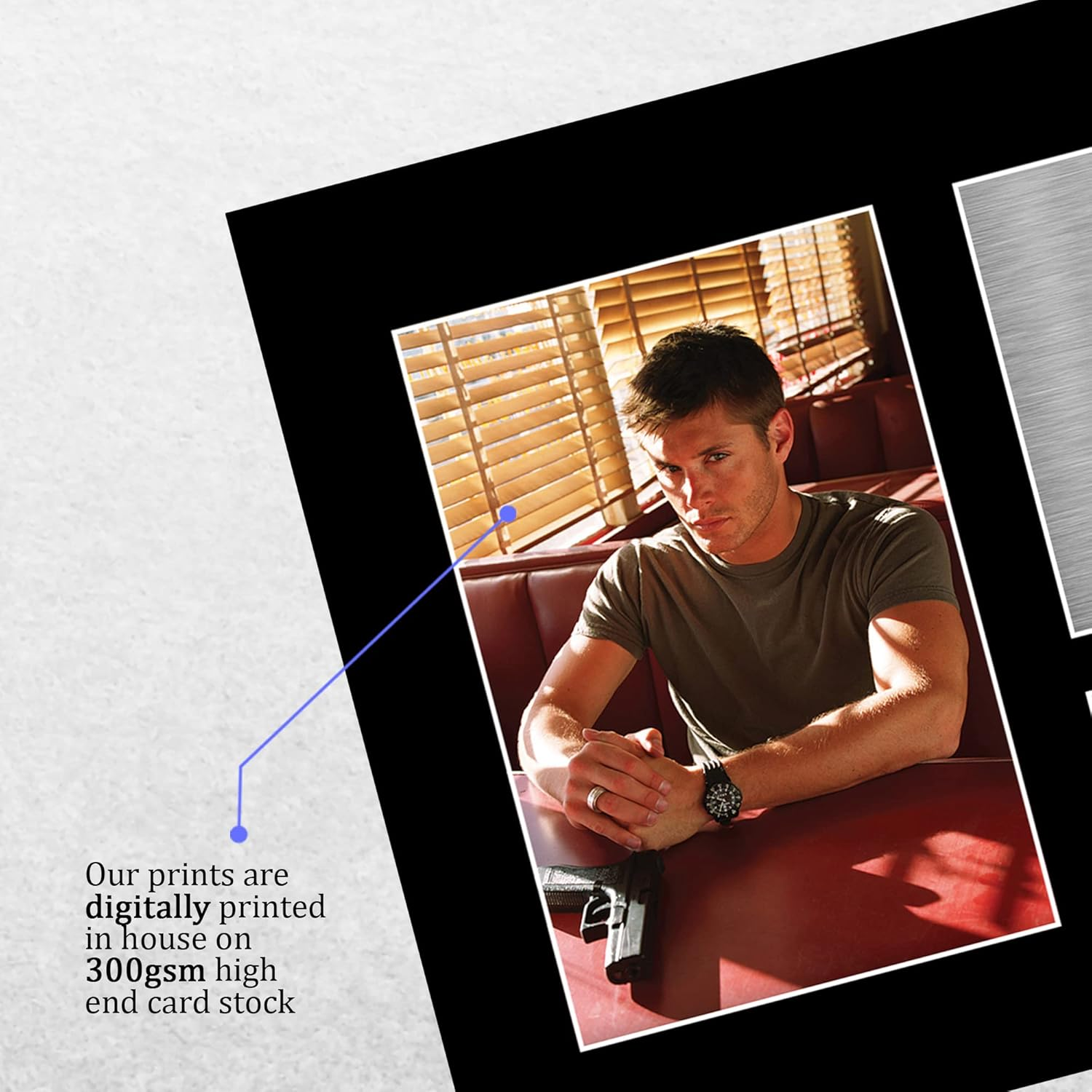 HWC Trading A4 Jensen Ackles Supernatural Gifts Printed Signed Autograph Picture for TV Show Fans image number 4