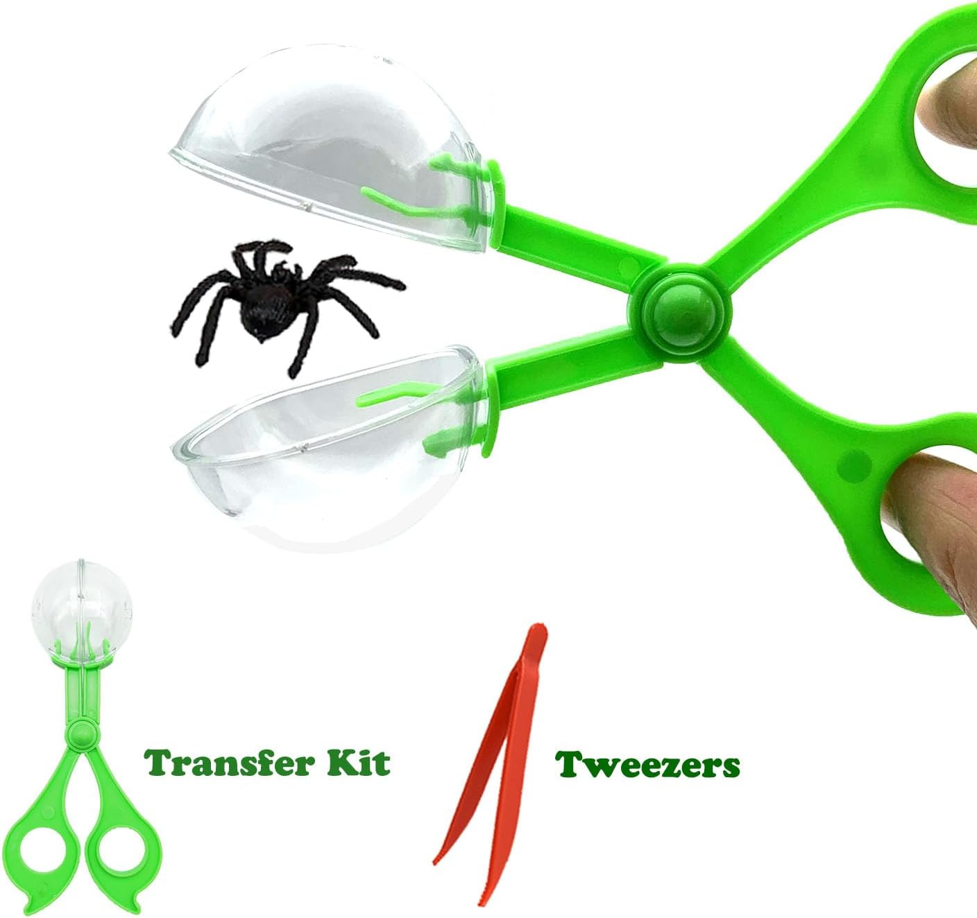 Bug Catcher and Insect Collection Kit - Outdoor Nature Explorer with Tweezers, Magnifying Glass, Science Educational Tools, Observation Container for Boys and Girls image number 4