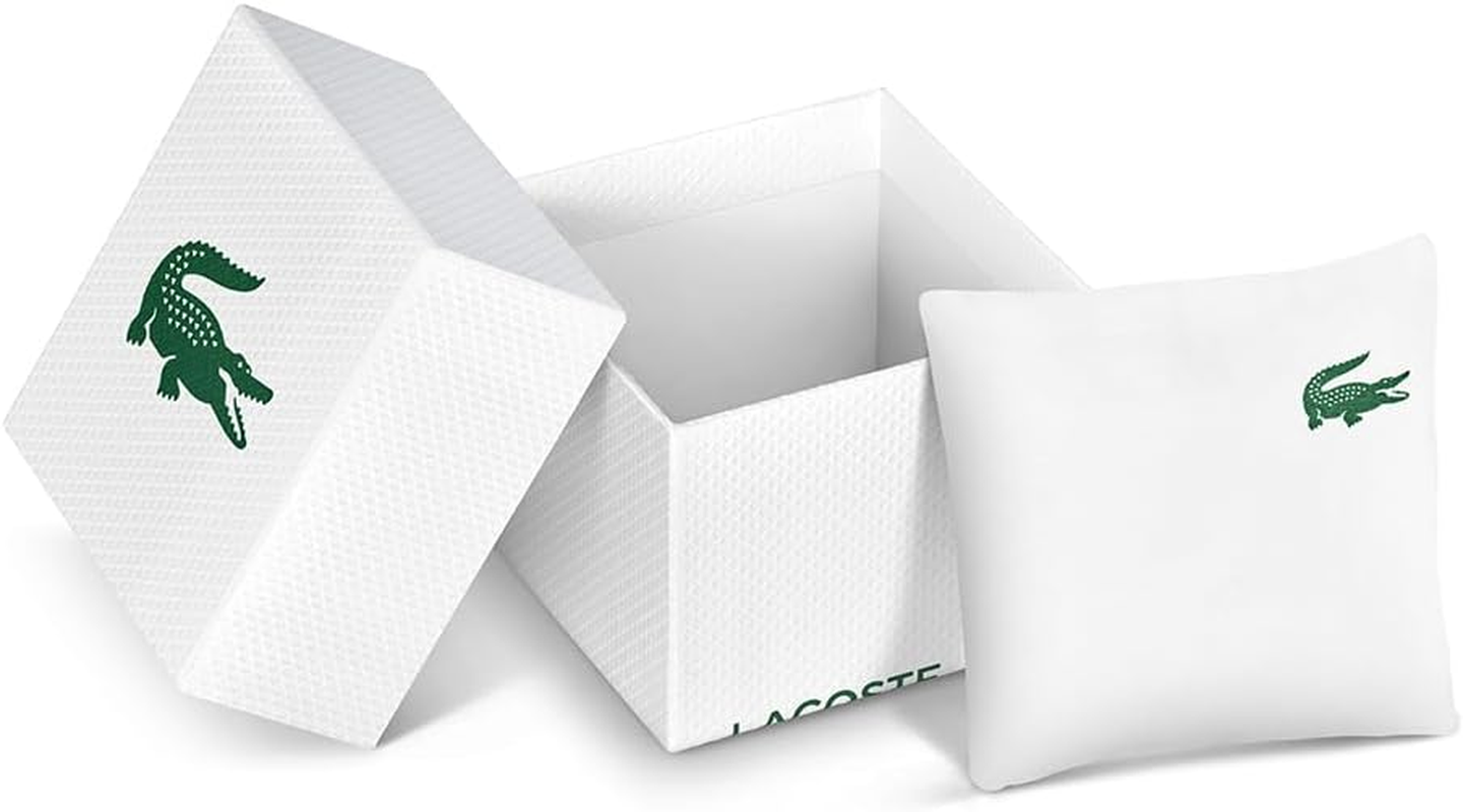 Lacoste Boston Collection Men'S Quartz Chronograph Watch with Stainless Steel or Leather Strap