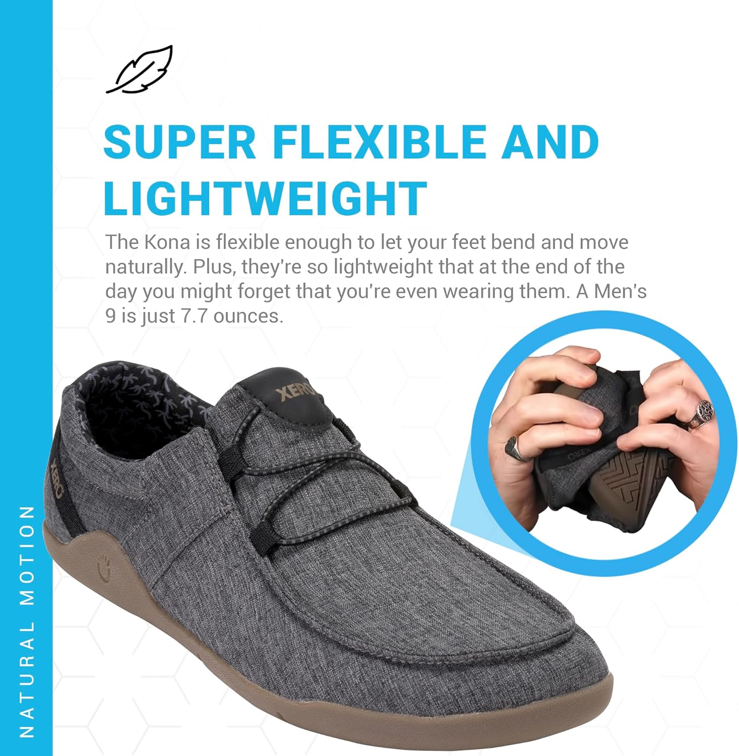 Xero Shoes Men'S Kona Barefoot Casual Slip On image number 3