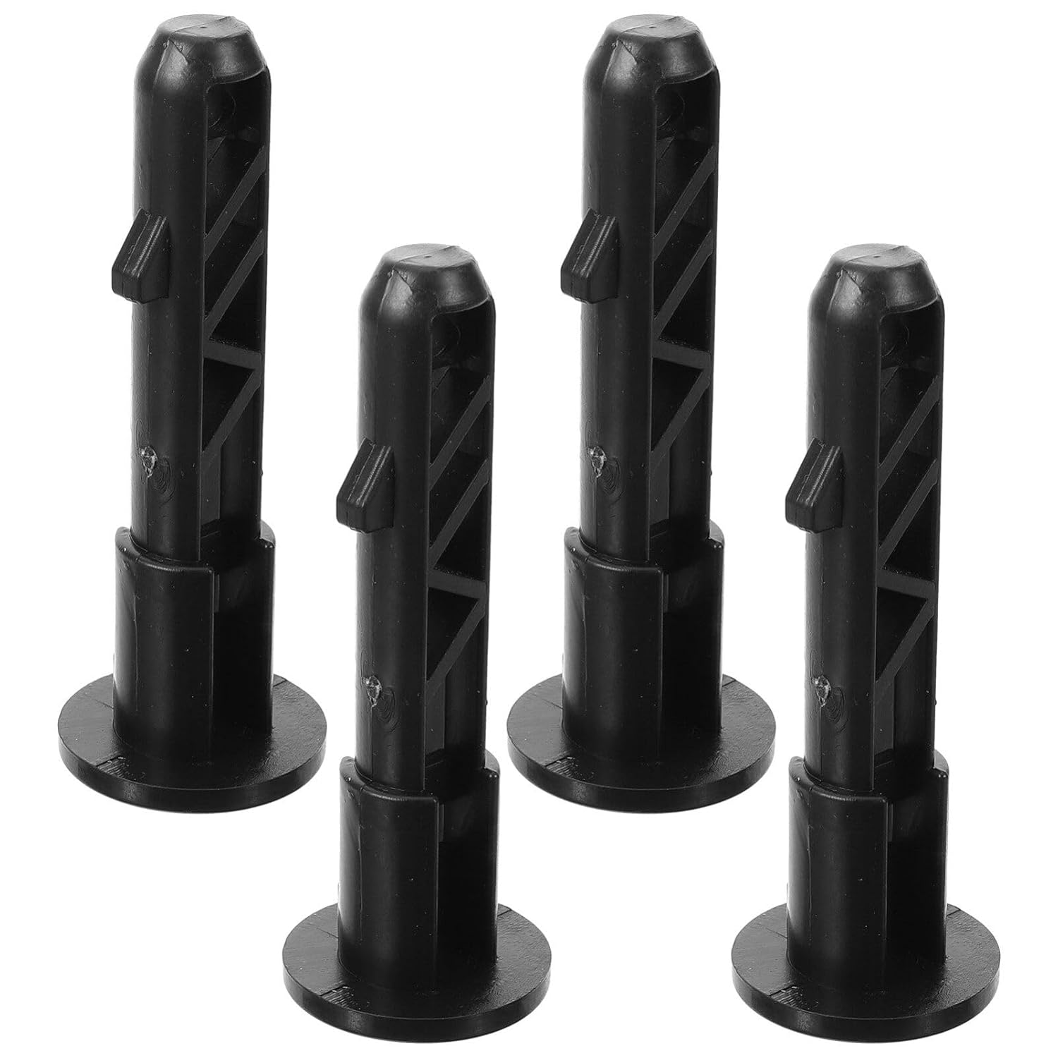 Gatuida Trash Can Lid Hinged Pins, 4Pcs Plastic Wheeled 120L Trash Can Hinged Pins Outdoor Garbage Can Recycling Bin Universal Sturdy Plastic Plug Connection image number 2