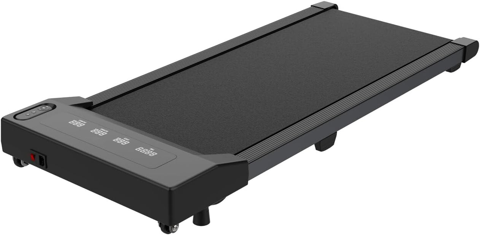 Lenoxx Electric Walking Pad Treadmill &ndash; Compact, LED Digital Screen, Quiet, Portable, Slim Design, Fitness Equipment for Home and Office Workouts, Black image number 3