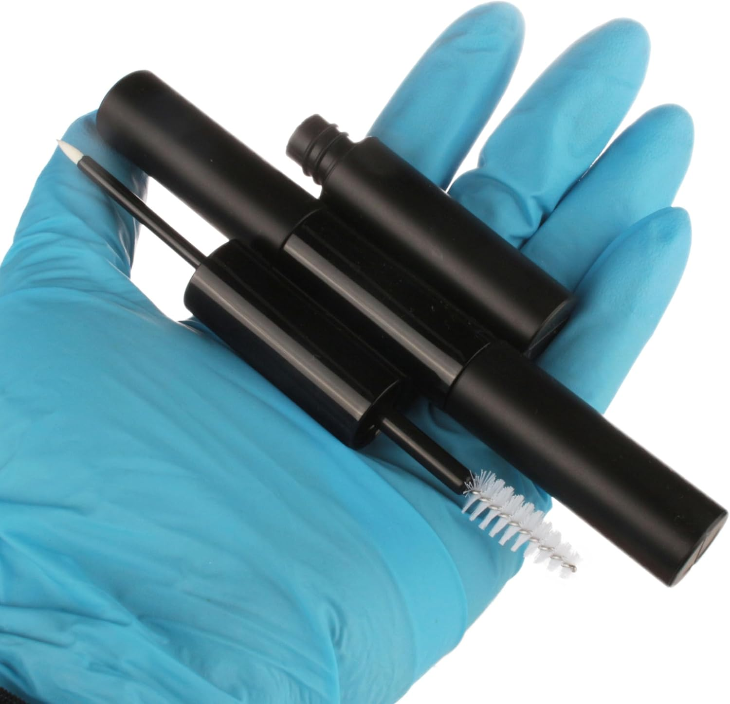 COSIDEA 10PCS Empty 5Mlx2 Dual Ended Mascara Tubes and Eyeliner Tube 10Ml 2 in 1 Mascara Tube and Wand for Castor Oil Eyelash Glue Bottle image number 4