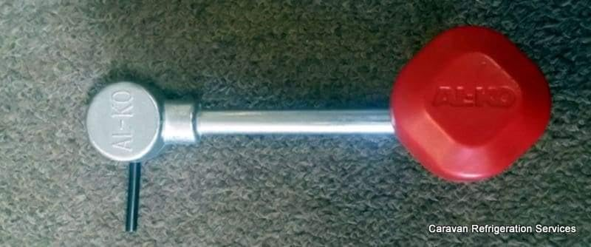 Alko Jockey Wheel Handle Genuine Alko Replacement Part with Pin Mount