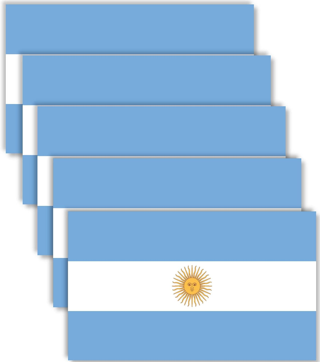 5 PCS Canada Flag Sticker,Canadian Decal for Car Bumper Window Laptop