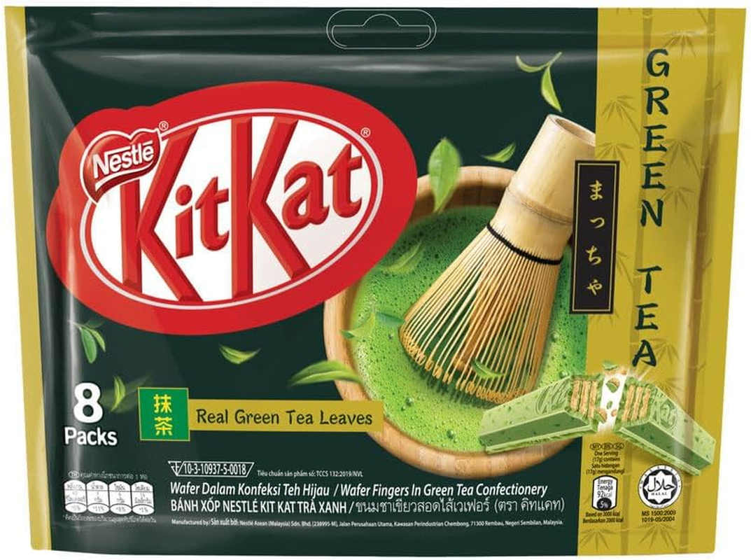 Nestle Kit Kat Green Tea Wafer Fingers in Green Tea 136 G (18 X 17 G)