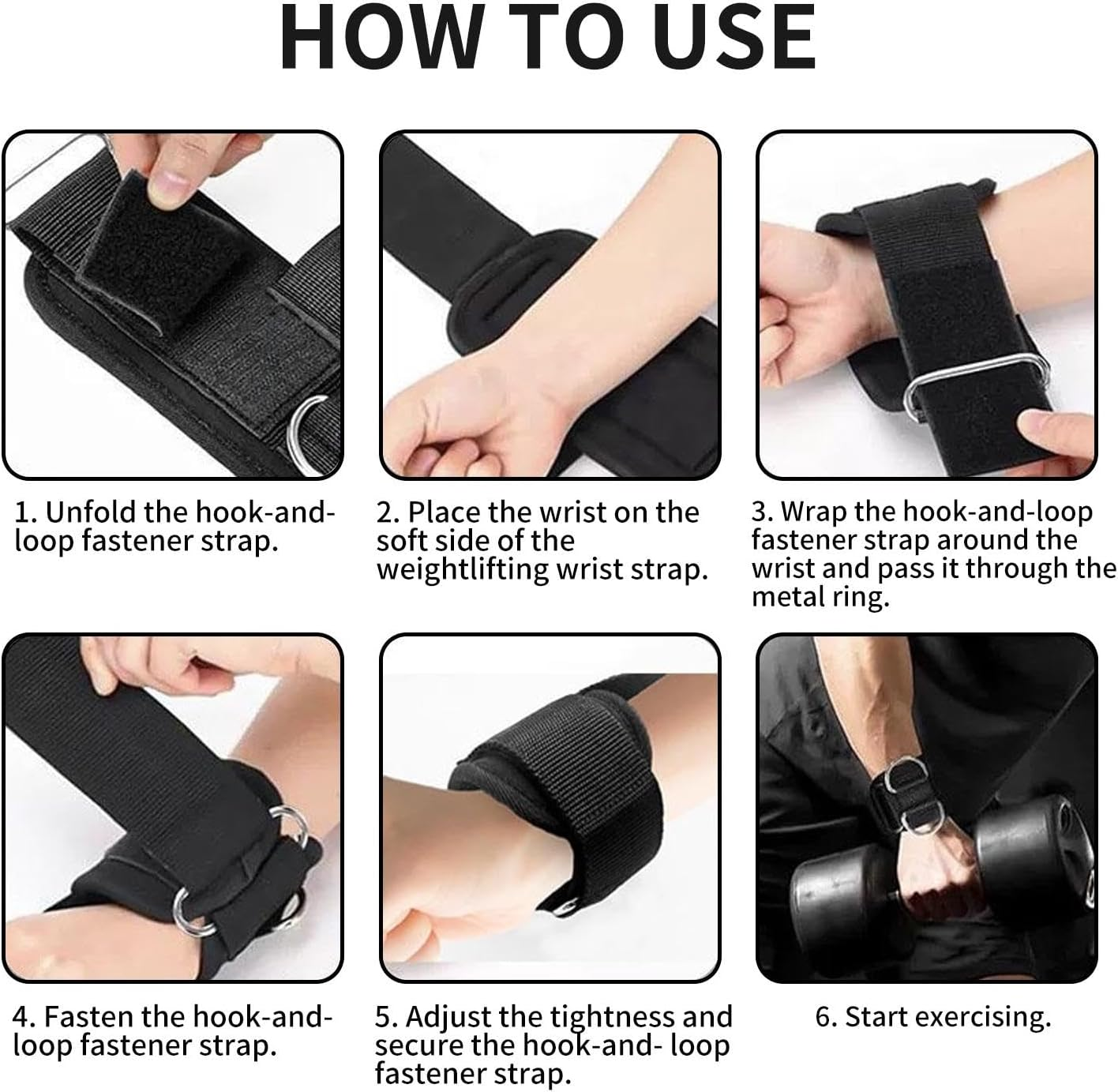 AIRTILY 2 Piece Weight Lifting Power Belt, Anti-Slip Kee-Resistant Wristband, Wrist Belt, Fitness Equipment, Strength Training Accessories, Weight Lifting Aid Equipment image number 3