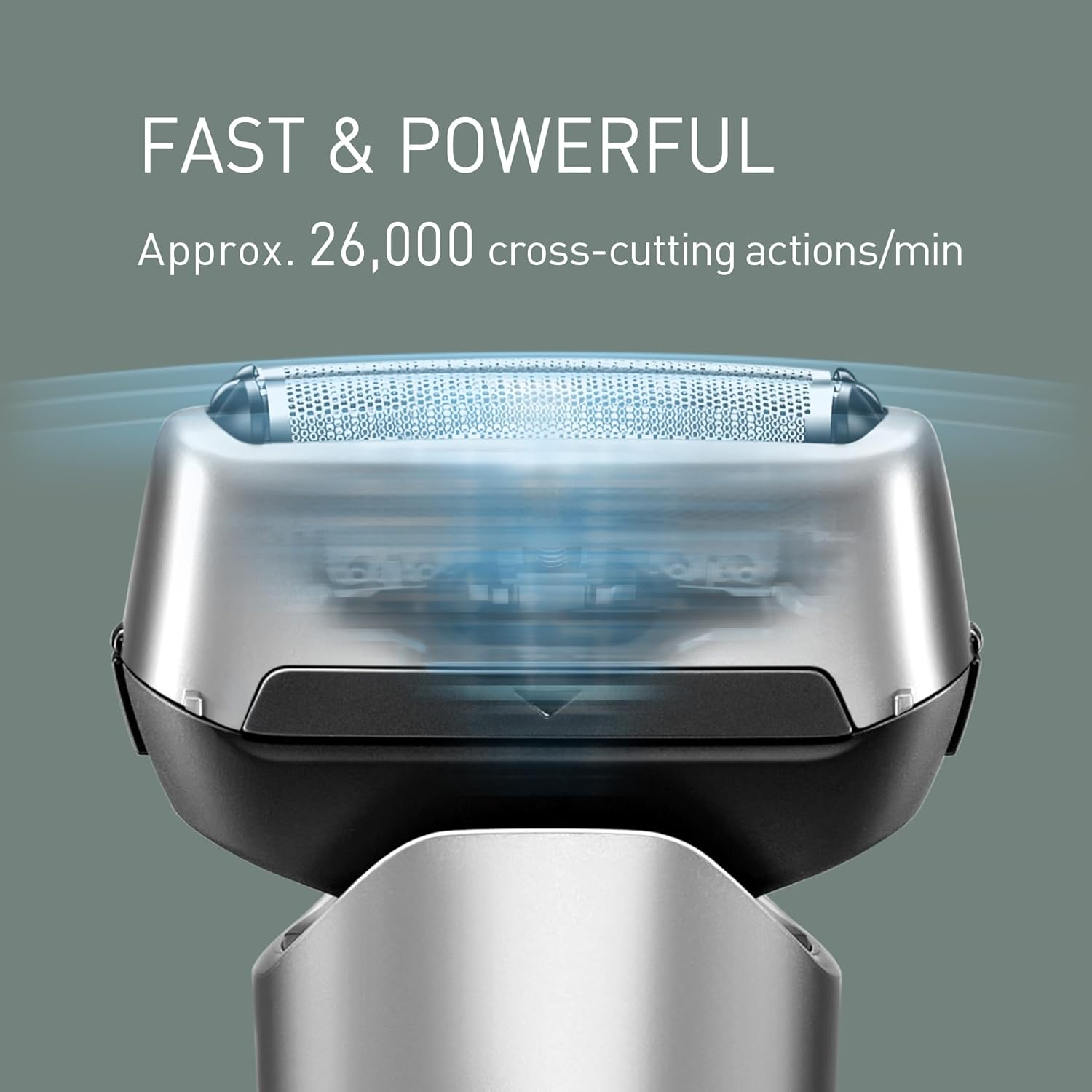 Panasonic Series 500 Wet & Dry 3-Blade Electric Shaver for Men, Stainless Steel Blades, Flexible 10D Head with USB-C Charging, Black (ES-RM3FXK541) - Black image number 5