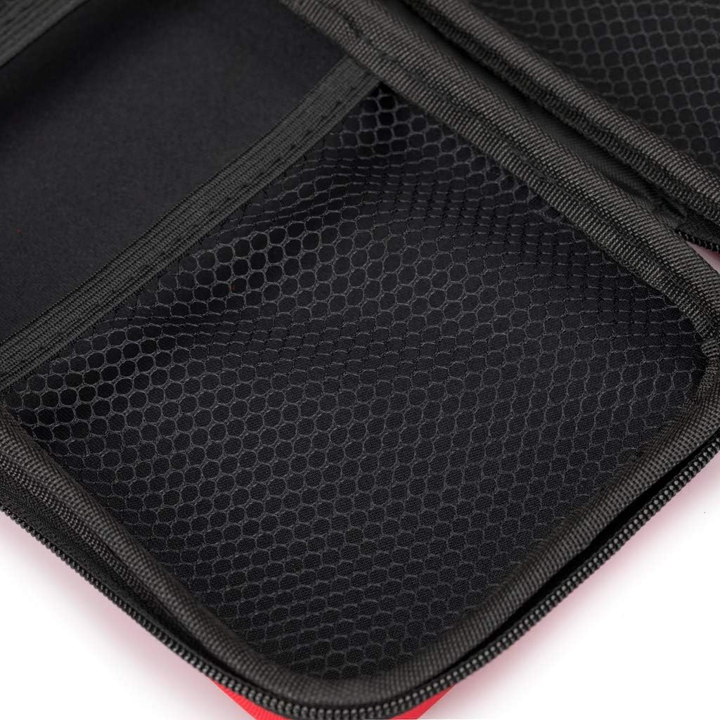 First Aid Hard Case Empty First Aid Hard Emergency Case Bags EVA Red Medical Bag for Home Health Emergency First Responder Camping Outdoors (Red Bb) image number 3