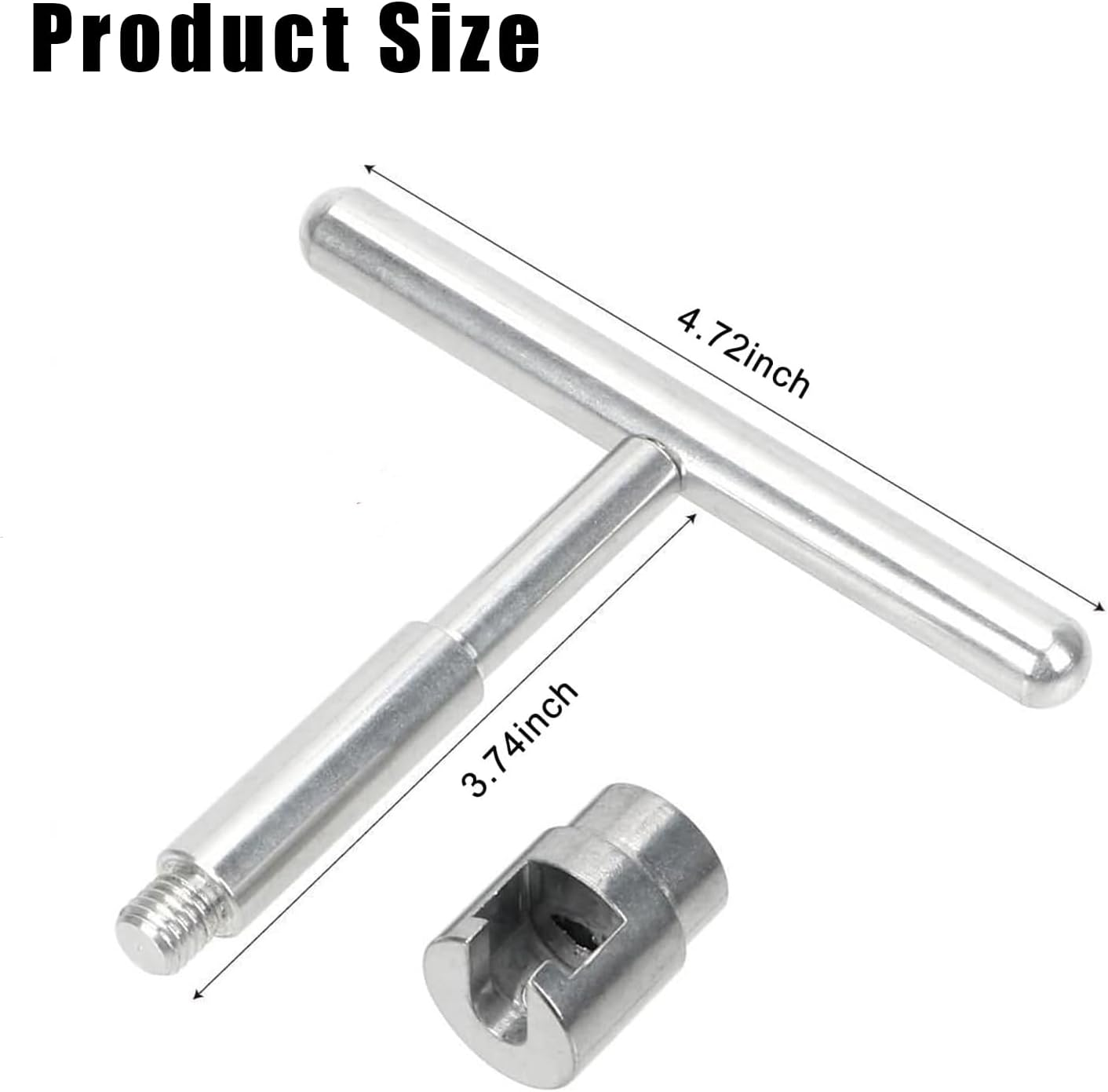 Professional Car Dent Puller Kit Silver T Shape Puller, Universal Tool for Auto Hail Damage Repair, Dent Detach Sheet Suction Cup Puller Repair Kit Non-Destructive Dent Removal (1) image number 6