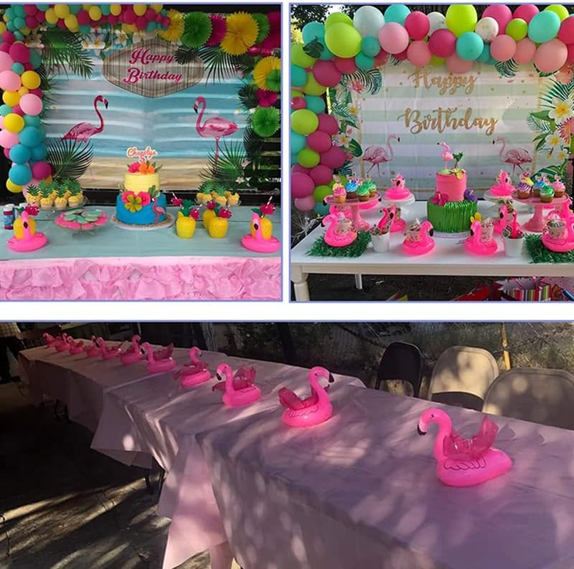 AIMALL Inflatable Floating Drink Cup Can Beer Holder Swimming Pool Bath Beach Party for Pool, Bath, Beach Party, Summer Decorations, Lightweight Floatable Drink Can Holder image number 6