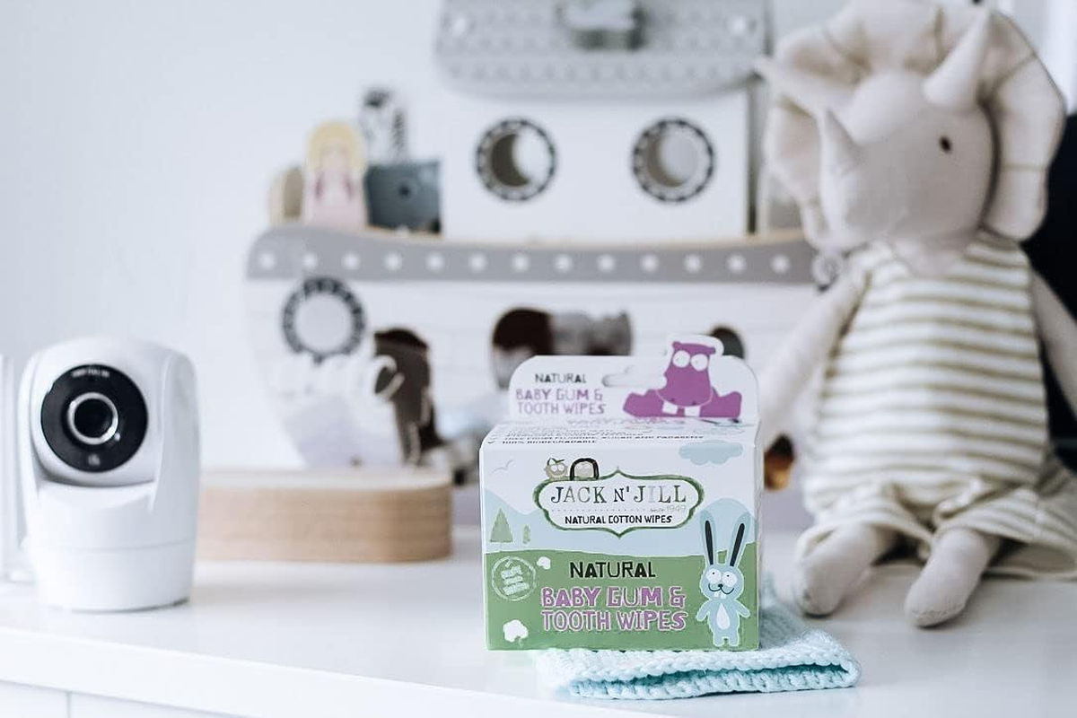 Jack N' Jill Baby Gum and Tooth Wipes 25 Pieces, 25 Count image number 1