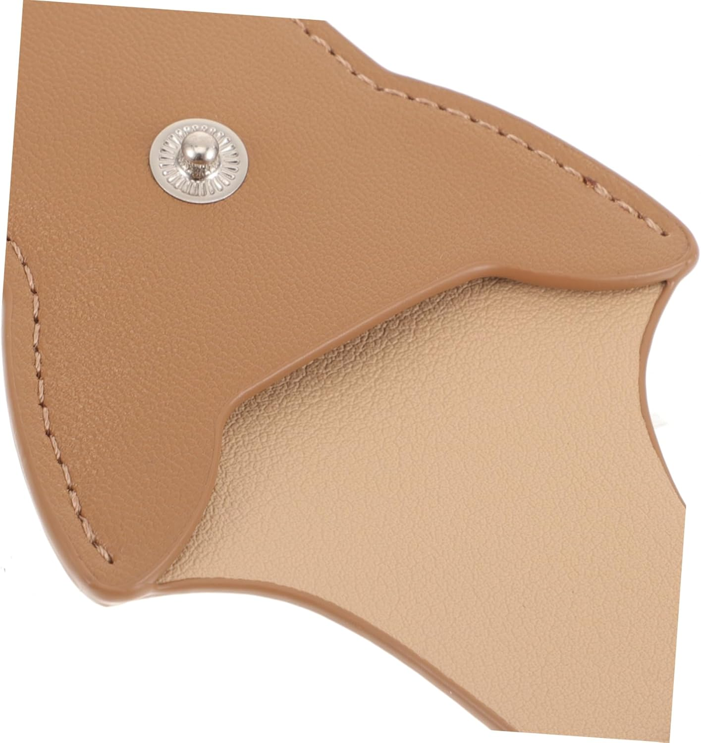 NULYLU Nail Clipper Cuticle Scissor Pouch for Nail Tools Accessories Solid Leather Bag image number 2