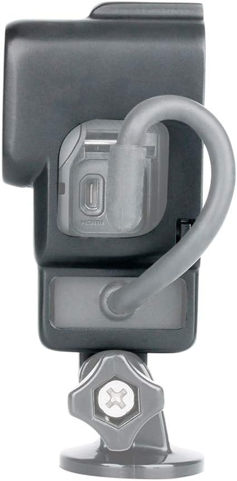 Vlog Case Action Camera Housing Shell Vlogging Cage Frame with Cold Shoe Mount for Gopro Hero 7 6 5 Black for External Microphone & Pro 3.5Mm Mic Adapter BBZY image number 5