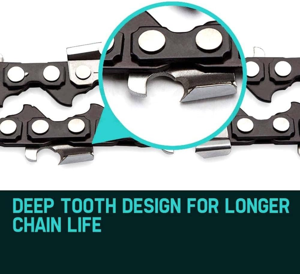 Baumr-Ag Tru-Sharp 0.325 Inch Pitch Chainsaw Chain for 18 Inch Bar Chainsaws, Set of 2 image number 1